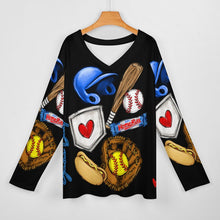 Load image into Gallery viewer, Women's Long Sleeve Loose Tee
