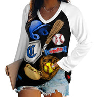 Women Long Sleeve Loose Tee