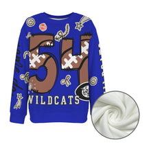 Load image into Gallery viewer, Junk Wildcat Women's Crew Neck Sweater (Model H75)
