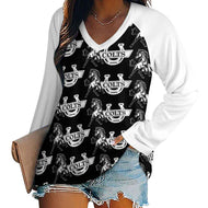 Women Long Sleeve Loose Tee