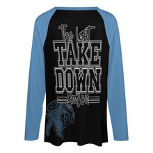 Load image into Gallery viewer, Cyclone Senior Wrestling Mama- The Last Take Down Season- Long sleeve loose tee
