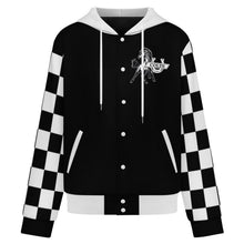 Load image into Gallery viewer, Design Unisex Hooded Baseball Jacket
