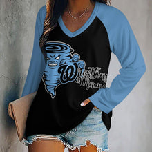 Load image into Gallery viewer, Cyclone Senior Wrestling Mama- The Last Take Down Season- Long sleeve loose tee
