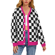 Load image into Gallery viewer, Checker Ribbed Cardigan
