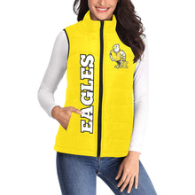 Load image into Gallery viewer, Eagles Puffer Vest Women's Padded Vest Jacket (Model H44)
