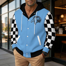 Load image into Gallery viewer, Design Unisex Hooded Baseball Jacket
