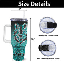 Load image into Gallery viewer, LW 40 oz 40oz Tumbler with White Handle
