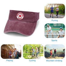 Load image into Gallery viewer, Leaky top cowboy hat Denim Sports Visor
