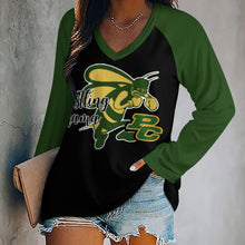 Load image into Gallery viewer, Hornet Senior Wrestling Mama- The Last Take Down Season- Long sleeve loose tee
