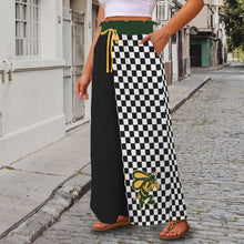 Load image into Gallery viewer, School Spirit Pants Hornets Half Elastic Waist Tether Pockets Wide Leg Pants
