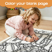 Load image into Gallery viewer, Colts Coloring Doodle Blanket 100×150cm (24-Color Markers)
