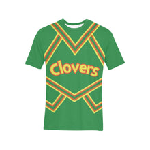 Load image into Gallery viewer, Clover 2 Men&#39;s All Over Print T-Shirt (Solid Color Neck) (Model T63)
