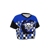 Load image into Gallery viewer, Design Women’s Cropped V-Neck Soccer Jersey
