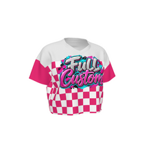Load image into Gallery viewer, Design Women’s Cropped V-Neck Jersey
