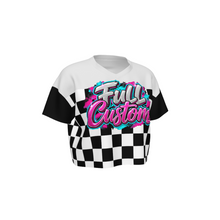 Load image into Gallery viewer, Design Women’s Cropped V-Neck Jersey
