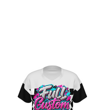 Load image into Gallery viewer, Design Women’s Cropped V-Neck Jersey
