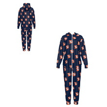 Load image into Gallery viewer, Design Women's Hooded Zipper Sweatshirt Set

