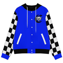 Load image into Gallery viewer, Design Unisex Hooded Baseball Jacket
