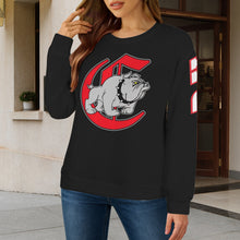 Load image into Gallery viewer, bulldog Women's Crew Neck Sweater (Model H75)
