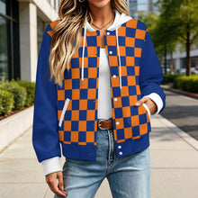 Load image into Gallery viewer, Design Unisex Hooded Baseball Jacket
