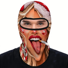 Load image into Gallery viewer, Full Face Mask Christmas Girl

