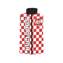 Load image into Gallery viewer, Checker Red/White b Women's Padded Vest Jacket (Model H44)
