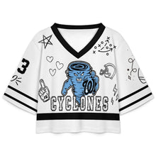 Load image into Gallery viewer, Design Women's Crop Rugby Jersey

