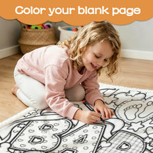 Load image into Gallery viewer, Baby Nursery Coloring Doodle Blanket 100×150cm (24-Color Markers)
