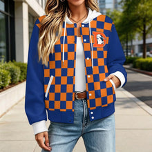 Load image into Gallery viewer, Design Unisex Hooded Baseball Jacket

