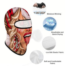 Load image into Gallery viewer, Full Face Mask Christmas Girl
