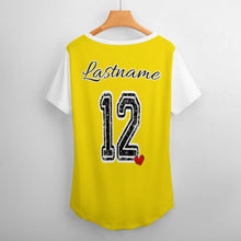 Load image into Gallery viewer, Women Short-Sleeve V-Neck T-Shirt
