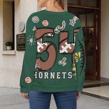 Load image into Gallery viewer, Junk Hornets 1 Women's Crew Neck Sweater (Model H75)
