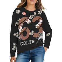 Load image into Gallery viewer, Junk Colts 1 Women's Crew Neck Sweater (Model H75)
