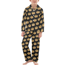 Load image into Gallery viewer, Crown Big Boys' V-Neck Long Pajama Set
