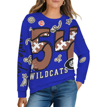 Load image into Gallery viewer, Junk Wildcat Women's Crew Neck Sweater (Model H75)
