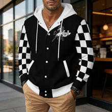 Load image into Gallery viewer, Design Unisex Hooded Baseball Jacket
