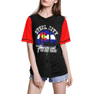 Steel City Women Jersey 2 All Over Print Baseball Jersey for Women (Model T50)