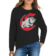 Load image into Gallery viewer, bulldog Women's Crew Neck Sweater (Model H75)
