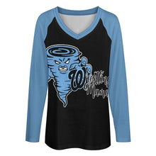 Load image into Gallery viewer, Cyclone Senior Wrestling Mama- The Last Take Down Season- Long sleeve loose tee
