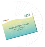 HTVRONT Sublimation Paper 8.5x14 Inches - 150 Sheets Excellent Ink Release Sublimation Transfer Paper for Tumblers, Mugs, T-shirts