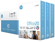 HP Printer Paper | 8.5 x 11 Paper | Office 20 lb | 3 Ream Case - 1500 Sheets | 92 Bright | Made in USA - FSC Certified | 112090C