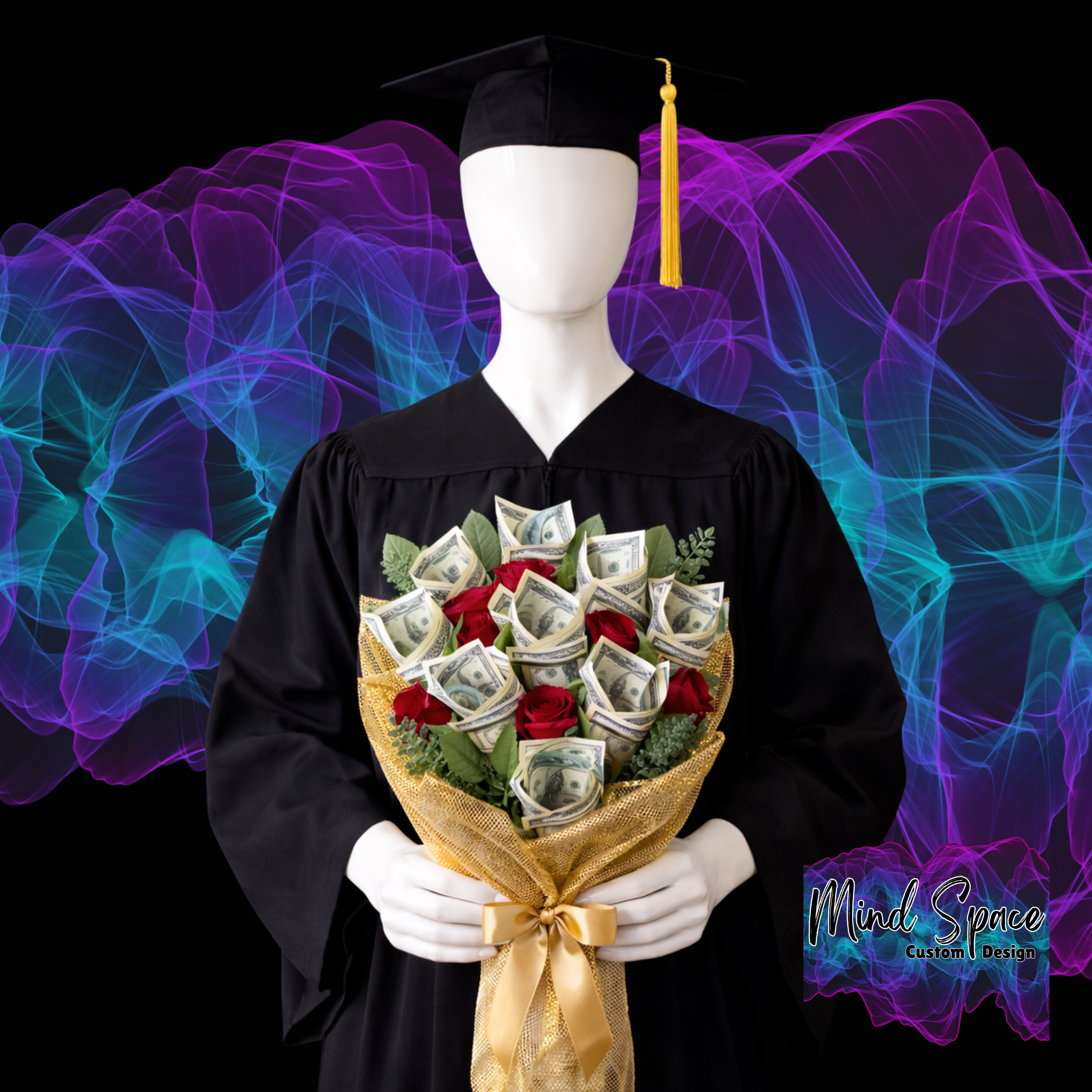 Custom Money Bouquet – Mind Space Custom Design