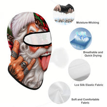 Load image into Gallery viewer, Full Face Mask Christmas Grandpa
