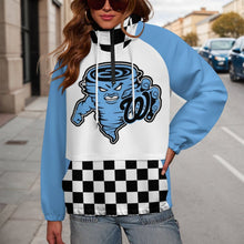 Load image into Gallery viewer, PW WB Checker Women's Pullover Windbreaker
