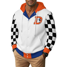 Load image into Gallery viewer, Design Unisex Hooded Baseball Jacket
