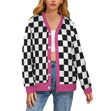 Load image into Gallery viewer, Checker Ribbed Cardigan
