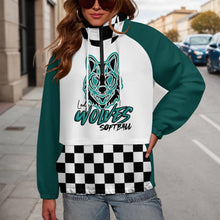 Load image into Gallery viewer, LW WB Checker Women's Pullover Windbreaker
