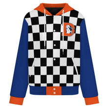 Load image into Gallery viewer, Design Unisex Hooded Baseball Jacket
