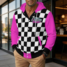 Load image into Gallery viewer, Design Unisex Hooded Baseball Jacket
