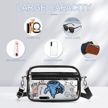 Load image into Gallery viewer, Design Small Clear Satchel Bag
